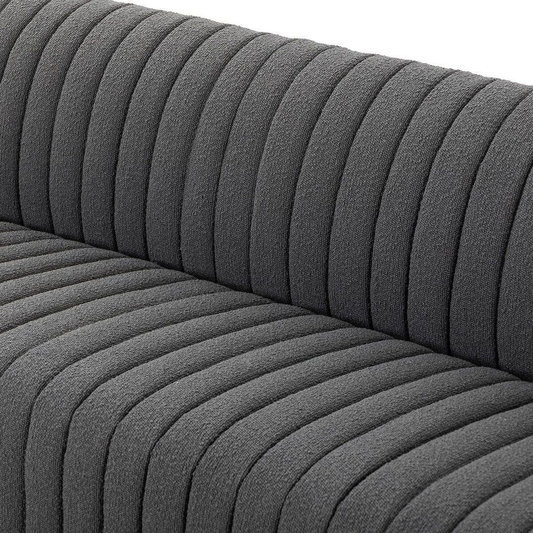 Build Your Own: Donovan Dining Banquette - 82" Bench - Fiqa Boucle Charcoal