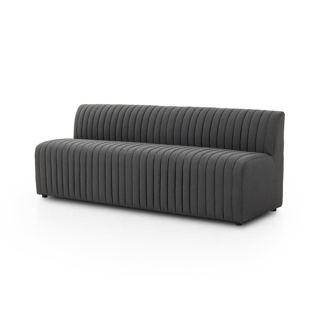 Build Your Own: Donovan Dining Banquette - 82" Bench - Fiqa Boucle Charcoal