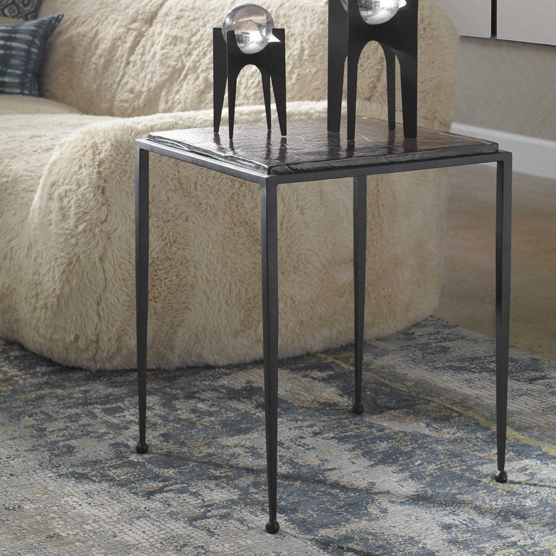 Uttermost Wavelet Iron Side Table-Uttermost-UTTM-22979-Side Tables-1-France and Son