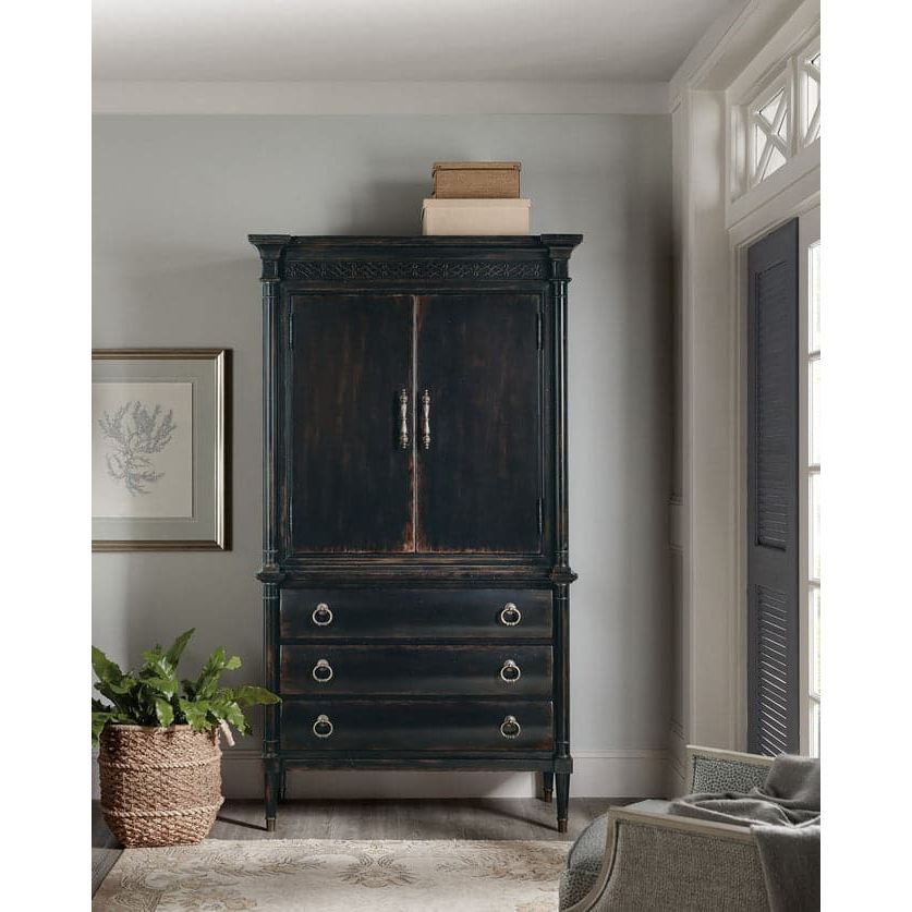 Charleston Jewelry Armoire-Hooker-HOOKER-6750-90014-97-Bookcases & Cabinets-2-France and Son