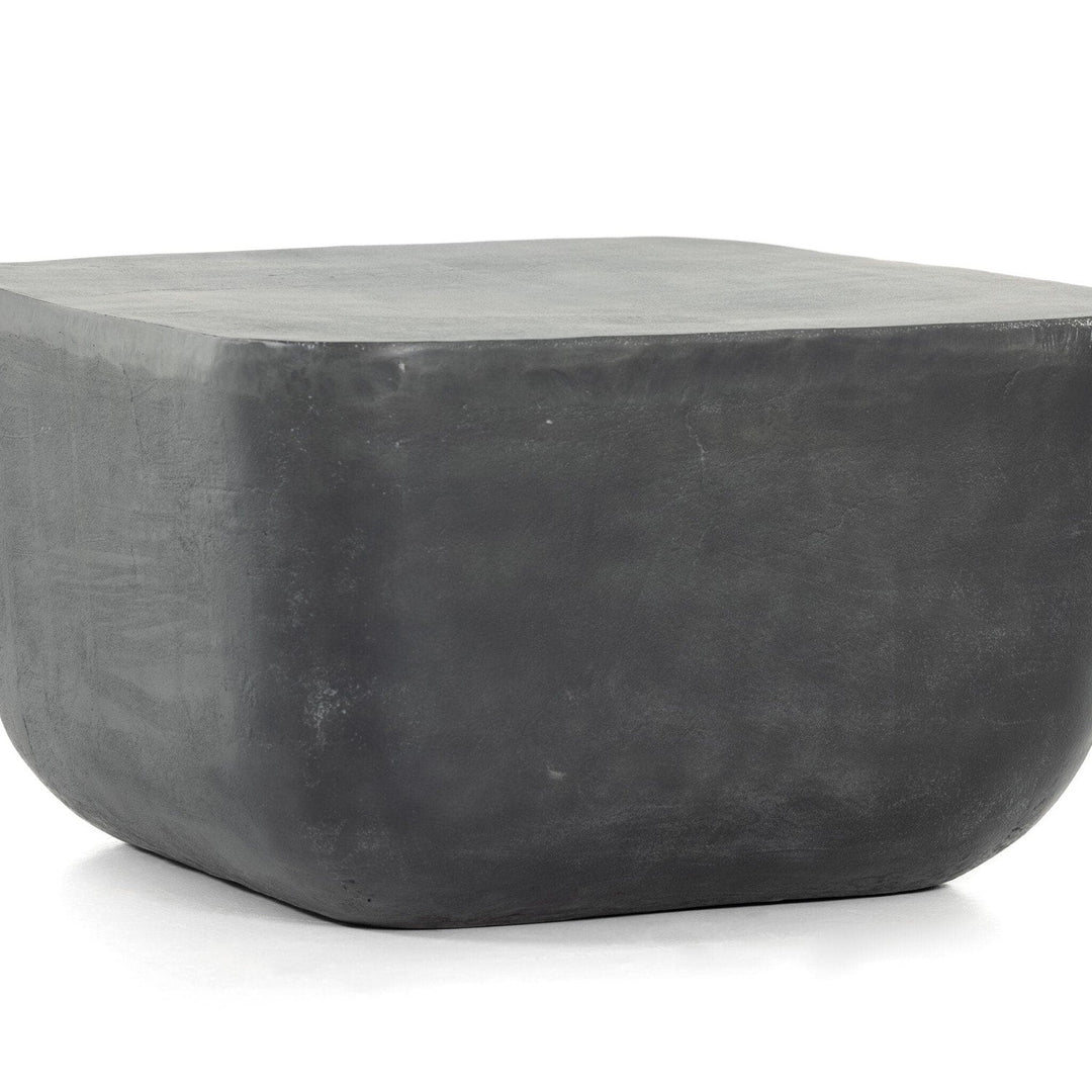 Thyme Square Outdoor End Table - Aged Grey