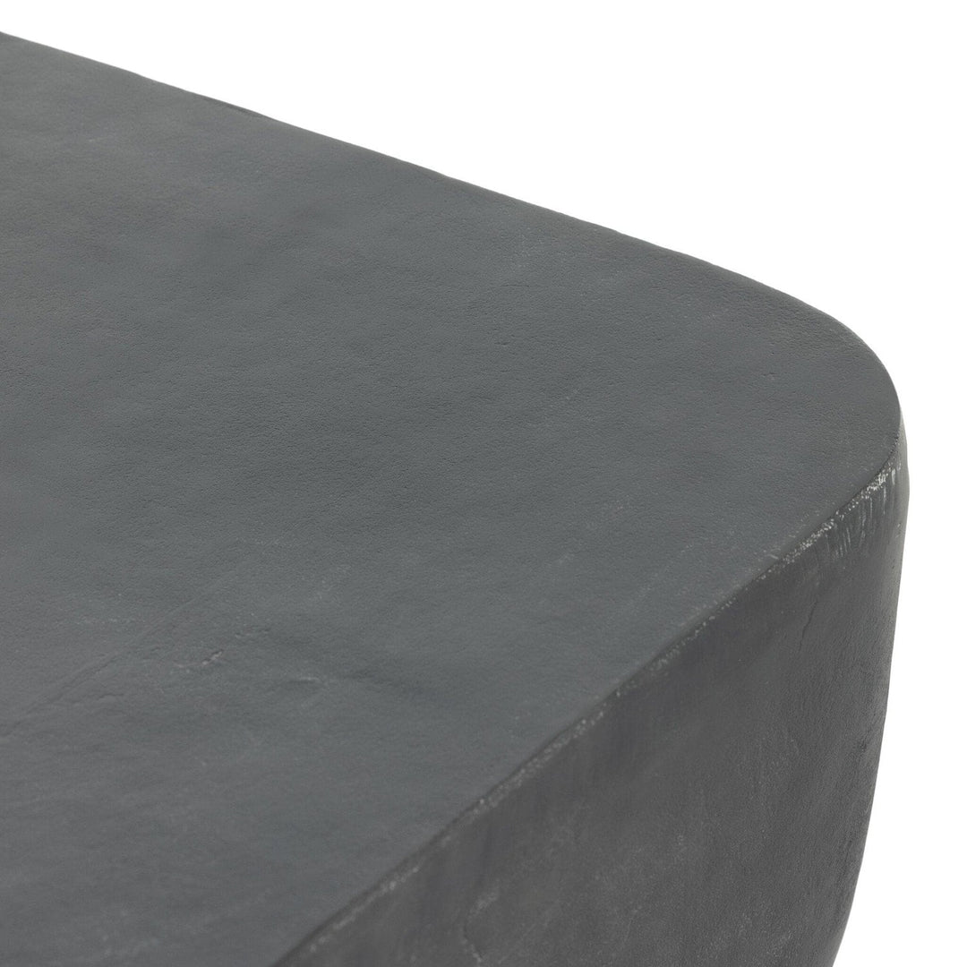 Thyme Square Outdoor End Table - Aged Grey