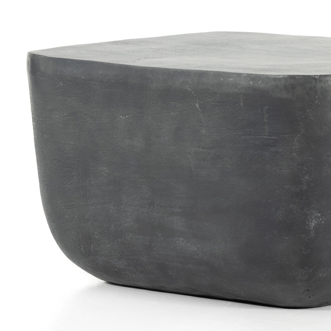 Thyme Square Outdoor End Table - Aged Grey