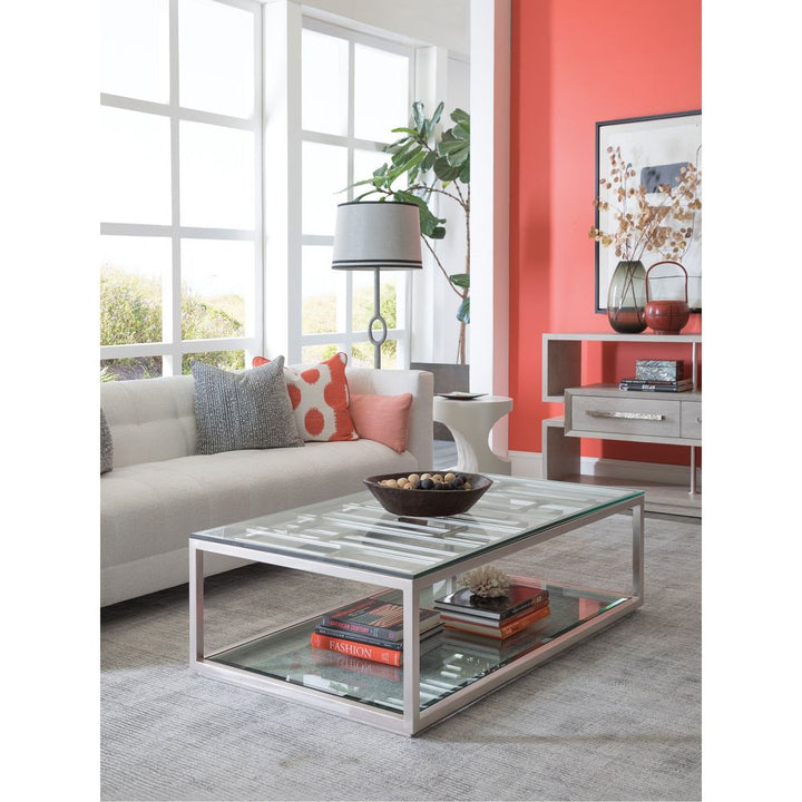 Coffee Tables Mar Monte Grate Cocktail Table - Taupe