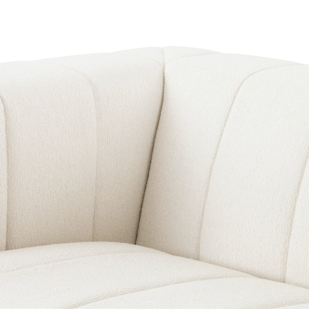 Latham Channeled Sofa - Fayette Cloud