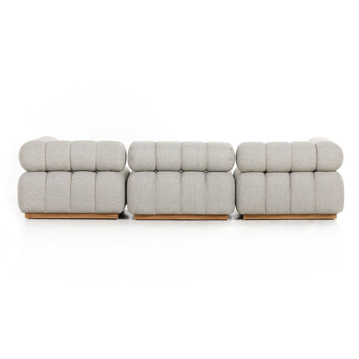 Venice Outdoor 3-Piece Sectional - Faye Ash