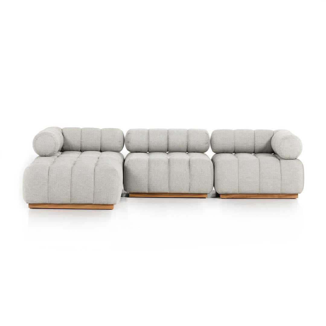 Venice Outdoor 3-Piece Sectional - Faye Ash