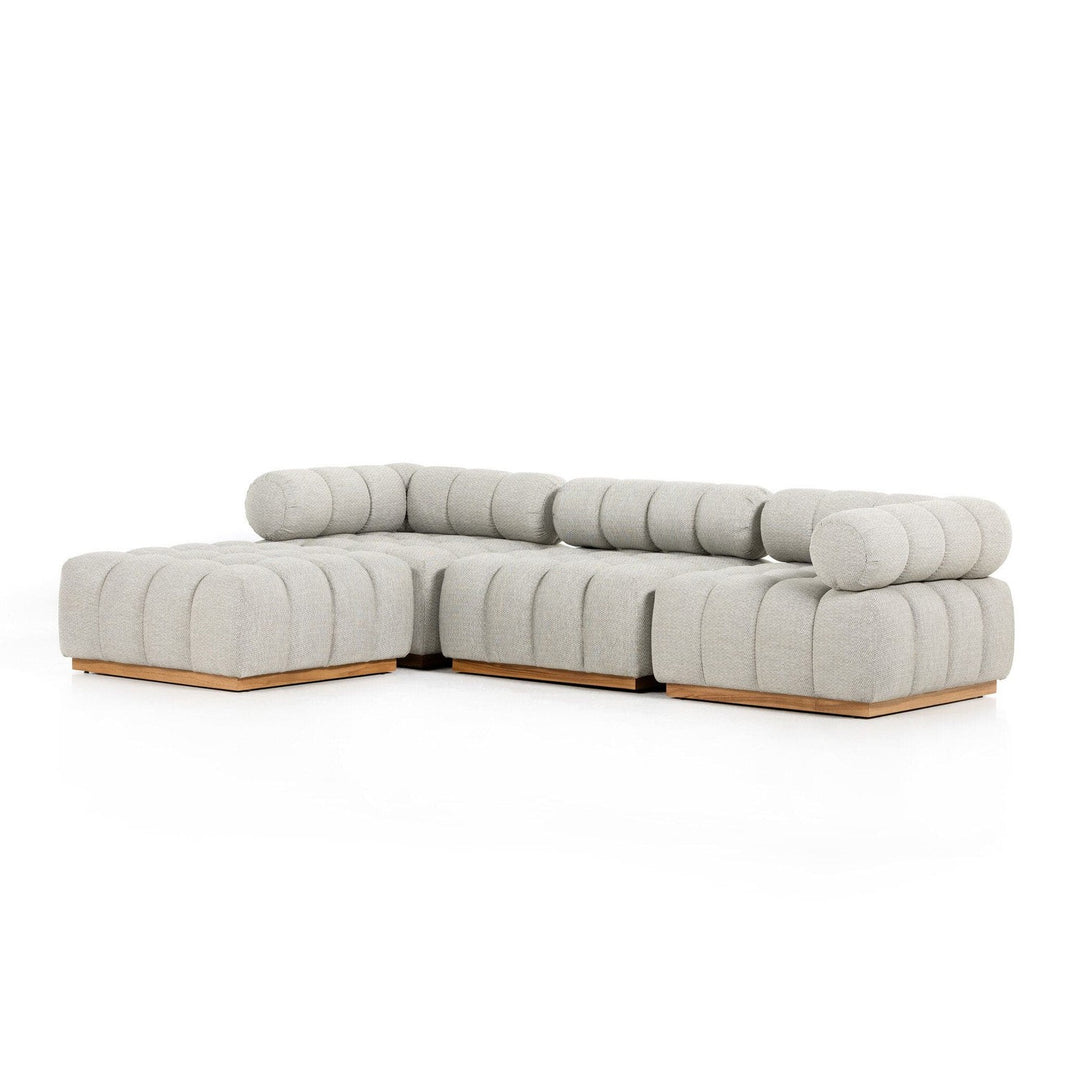 Venice Outdoor 3-Piece Sectional - Faye Ash