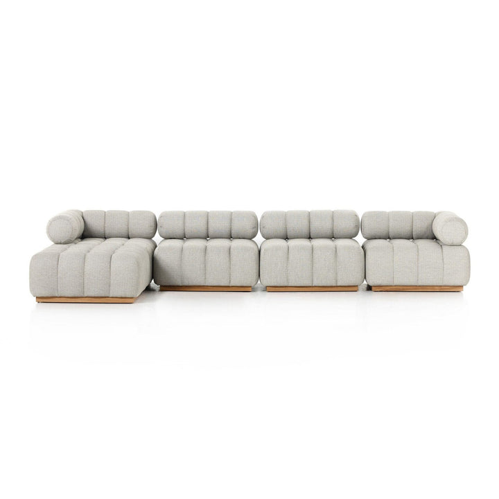 Venice Outdoor 4-Piece Sectional - Faye Ash