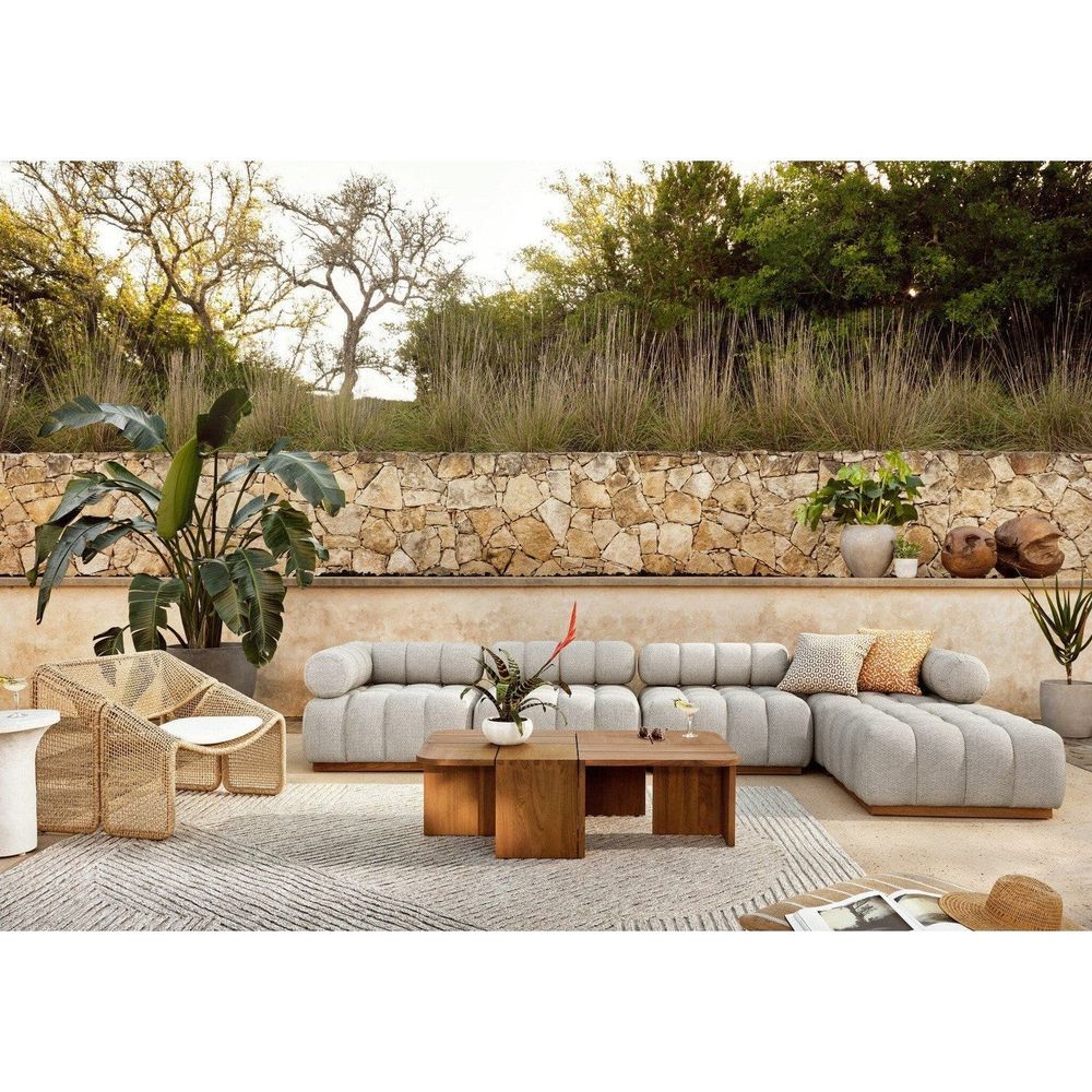 Outdoor Sofas & Sectionals Fairbanks Outdoor 4-Piece Sectional - Faye Ash