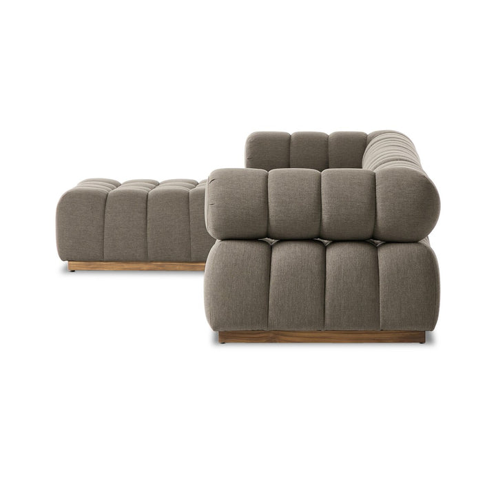 Milan Outdoor 4-Piece Sectional - Alessi Fawn