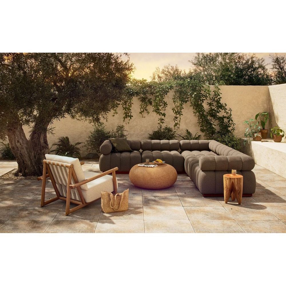 Outdoor Sofas & Sectionals Fairbanks Outdoor 5-Piece Sectional - Alessi Fawn