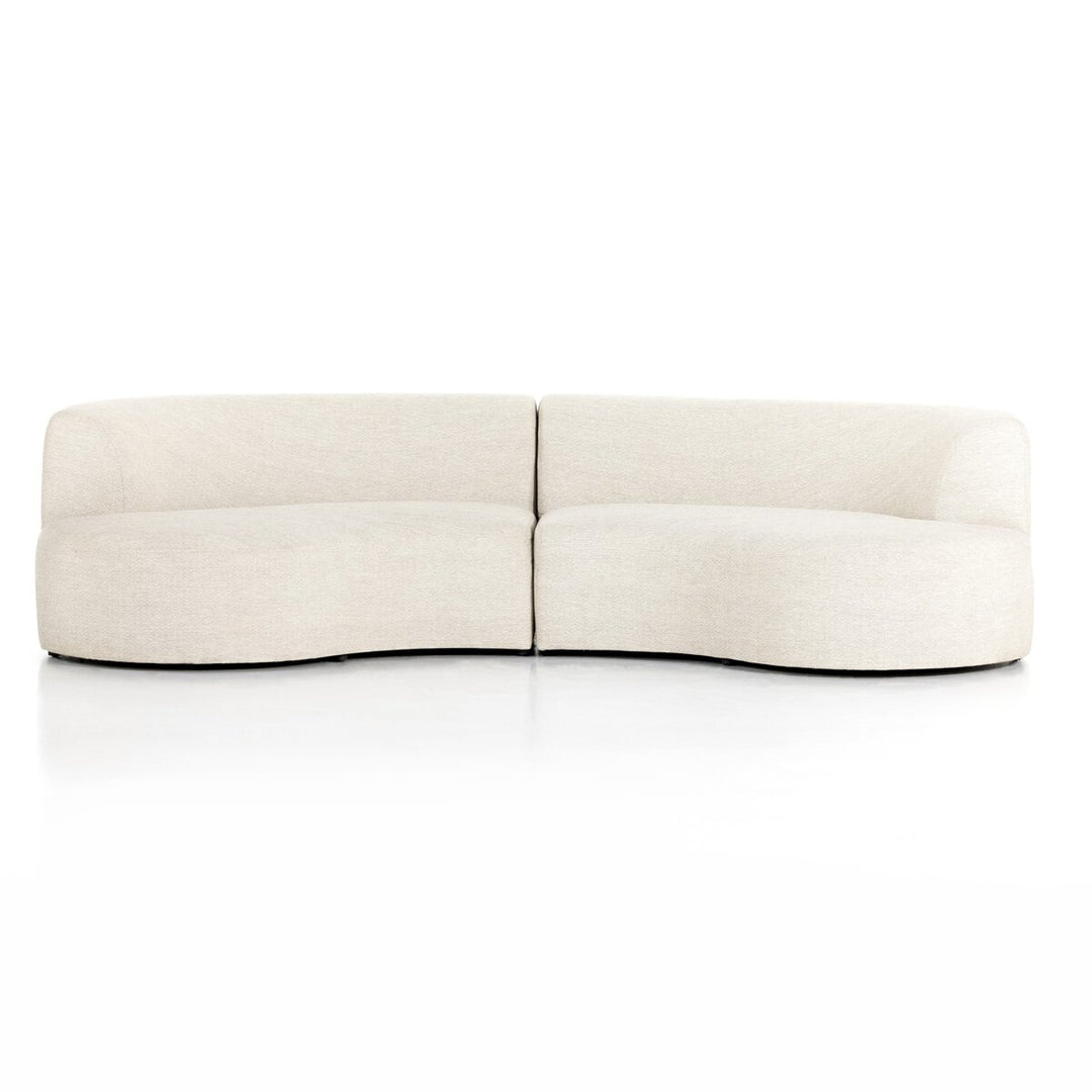 Pearl Outdoor 2-Piece Sectional - Left Arm Facing - Faye Sand