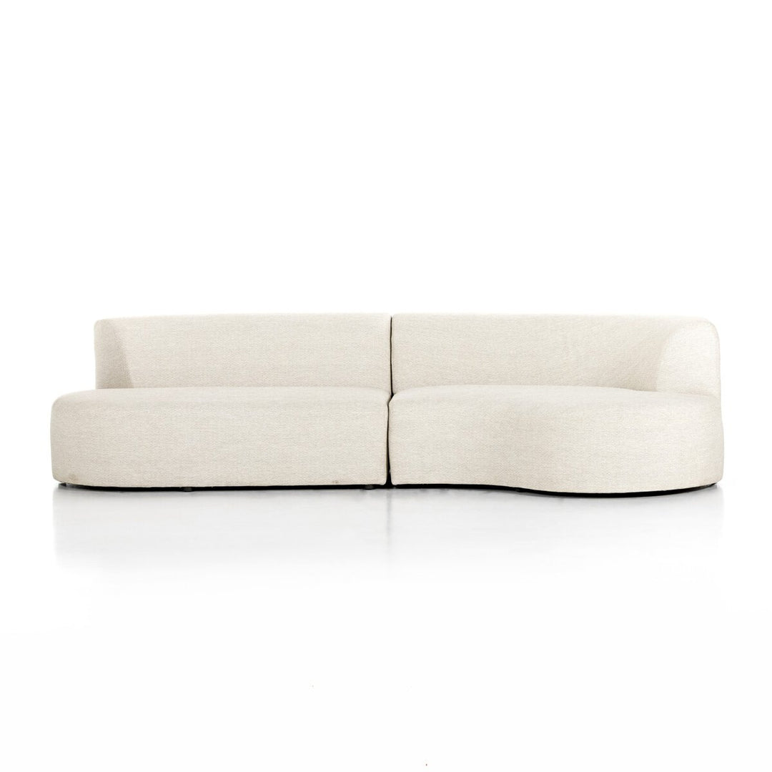 Pearl Outdoor 2-Piece Sectional - Right Arm Facing - Faye Sand