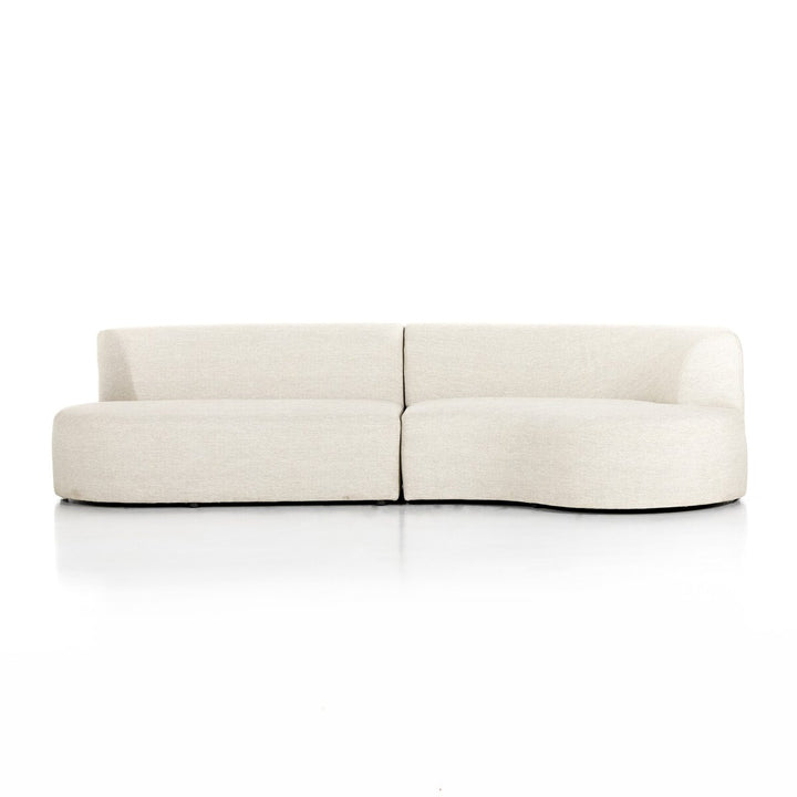 Pearl Outdoor 2-Piece Sectional - Right Arm Facing - Faye Sand