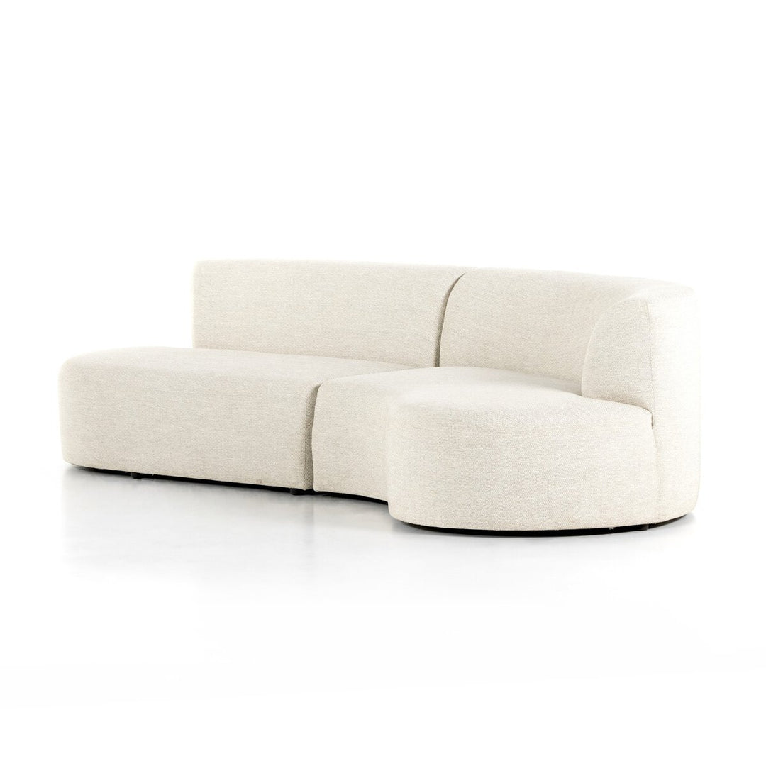 Pearl Outdoor 2-Piece Sectional - Right Arm Facing - Faye Sand