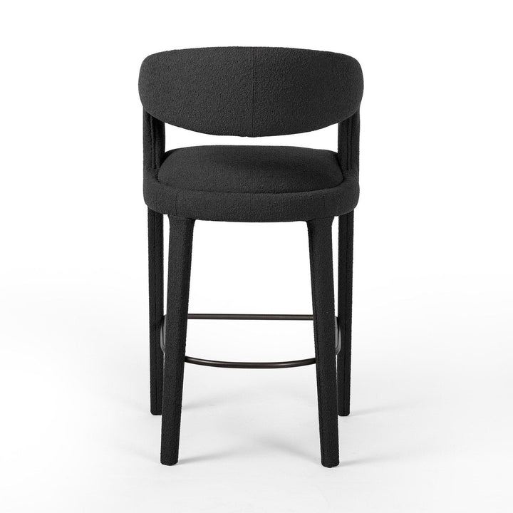 Hayes Bar Stool - FIQA Boucle Charcoal