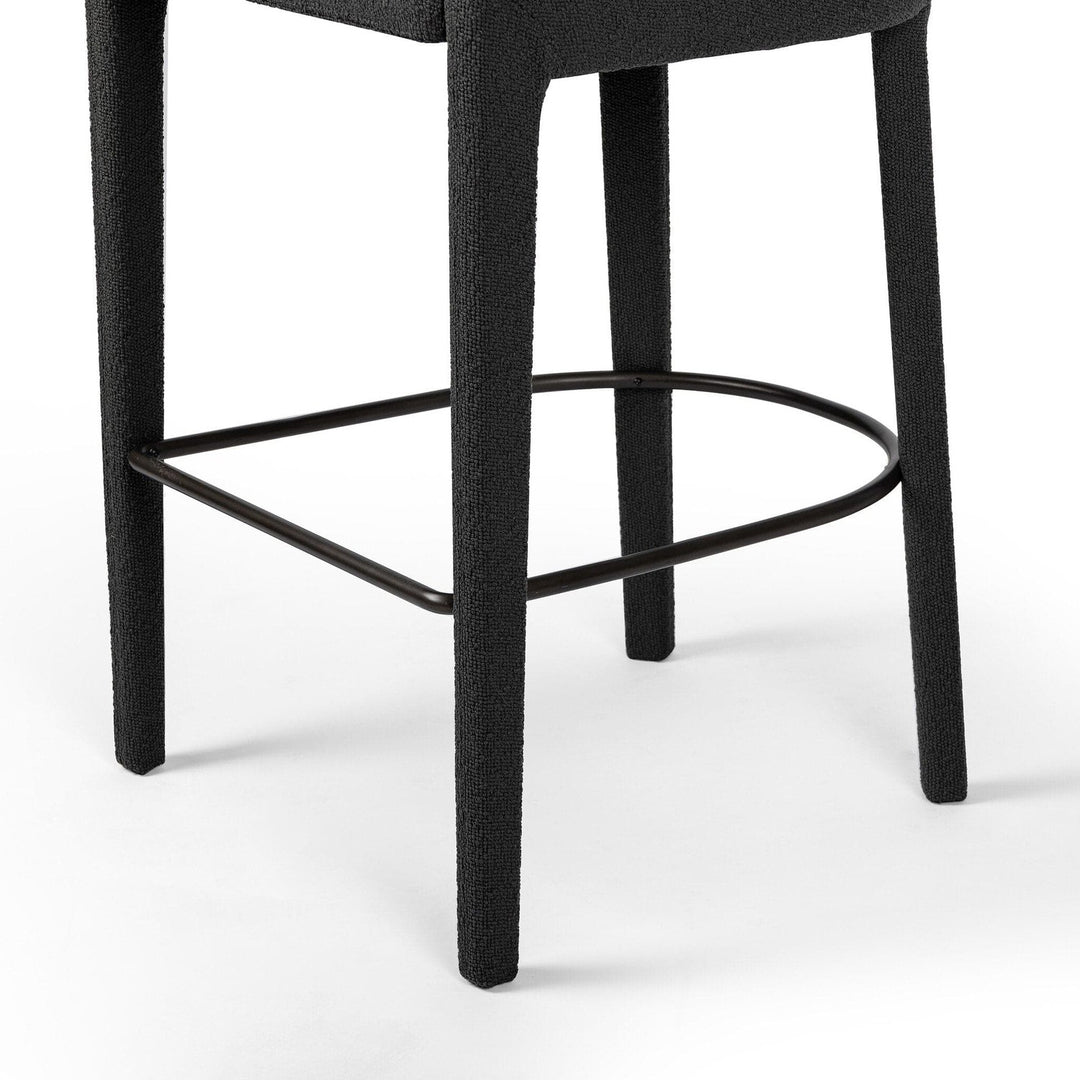 Hayes Bar Stool - FIQA Boucle Charcoal