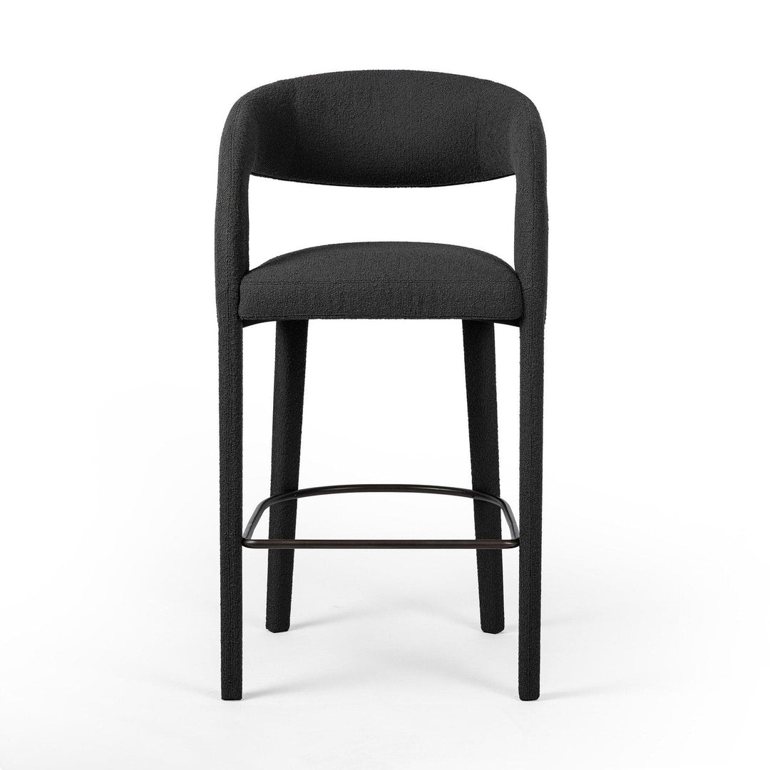 Hayes Bar Stool - FIQA Boucle Charcoal