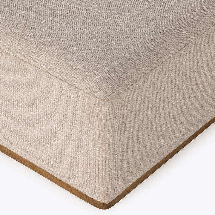 Clyde Ottoman - Gibson Taupe