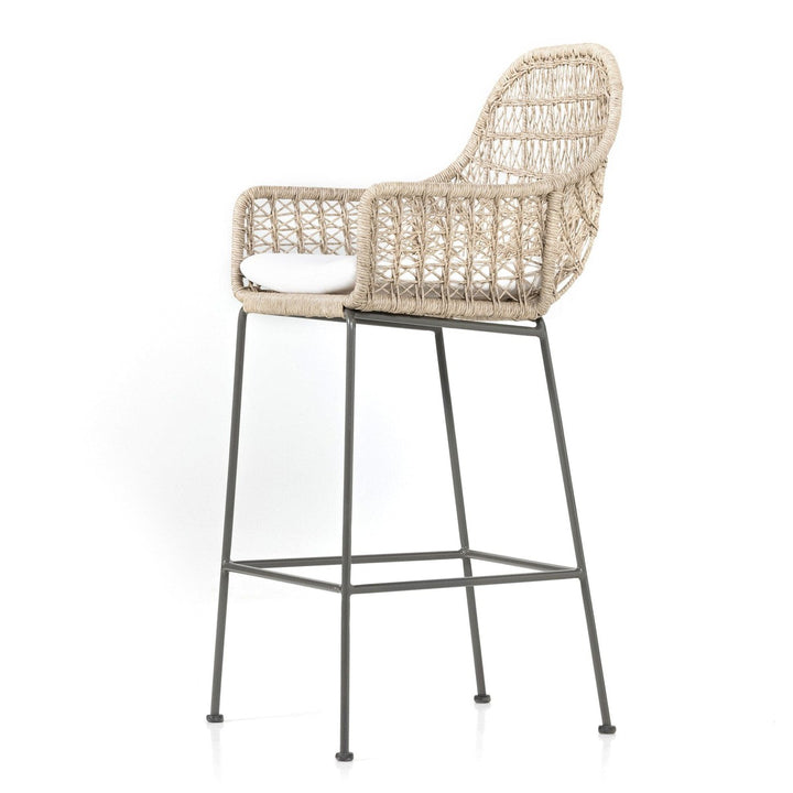 Sierra Outdoor Bar Stool - Stinson White