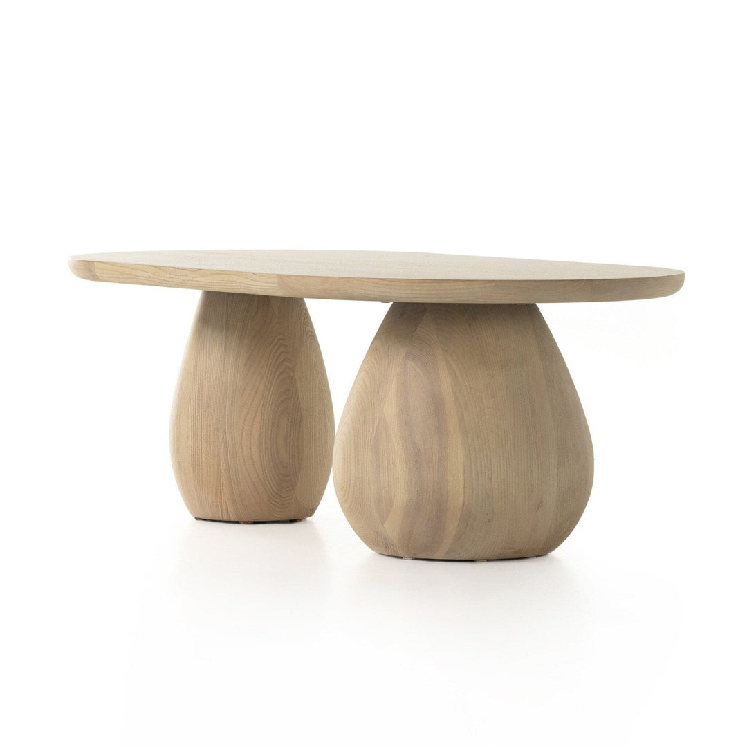 Merla Wood Coffee Table - Light Natural Ash Veneer