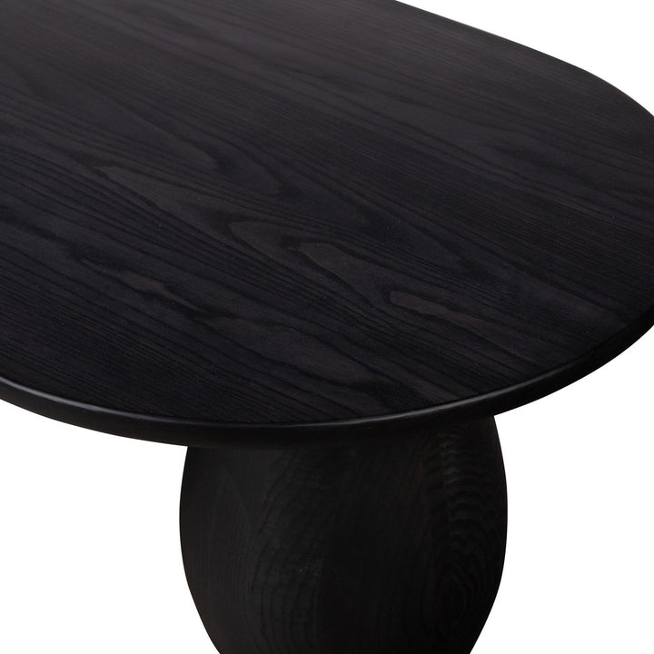 Merla Wood Coffee Table - Black Wash Ash Veneer