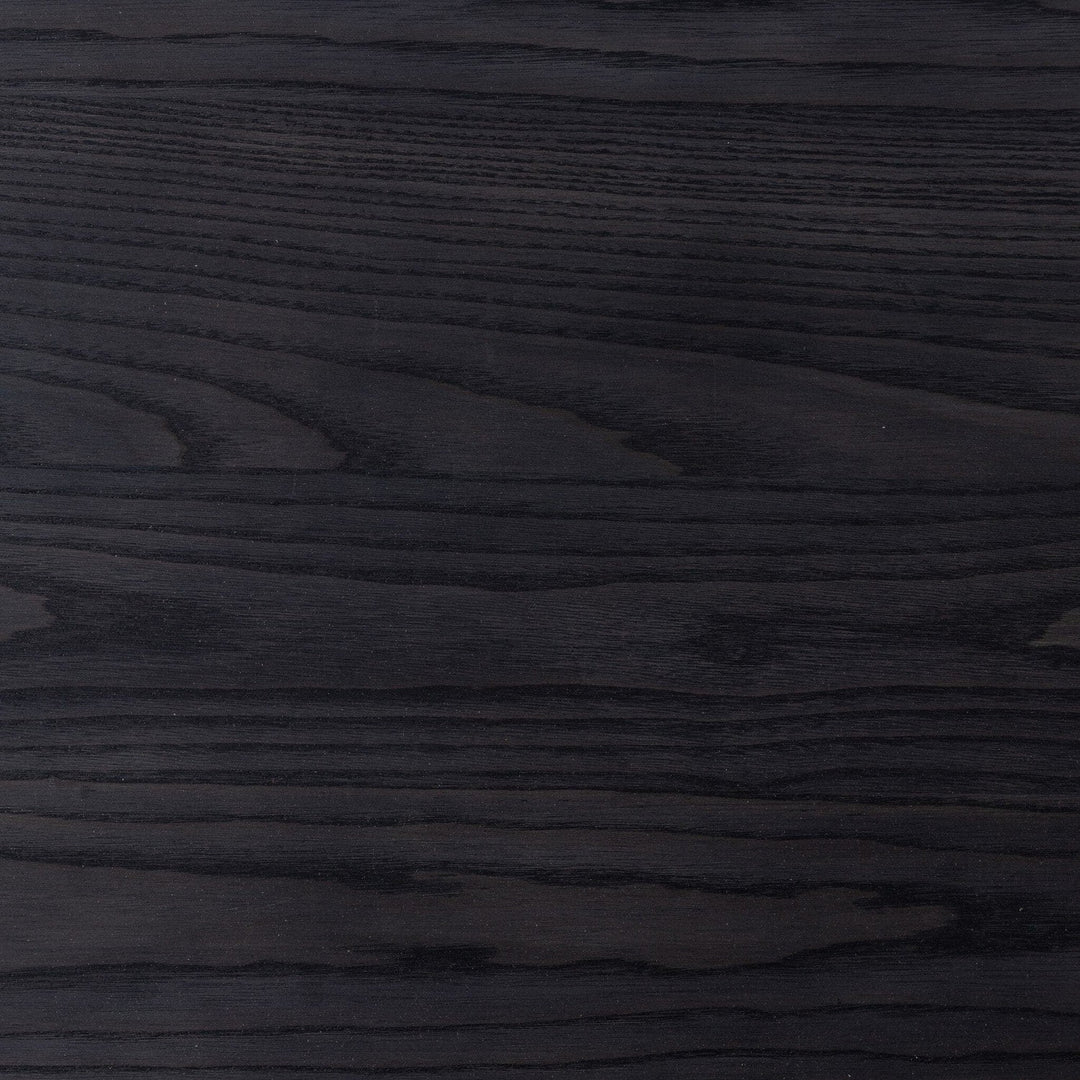 Merla Wood Coffee Table - Black Wash Ash Veneer