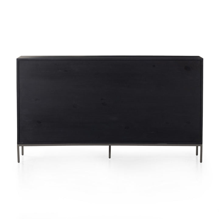 Troy 9 Drawer Dresser - Black Wash Poplar