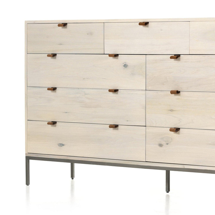 Troy 9 Drawer Dresser - Dove Poplar