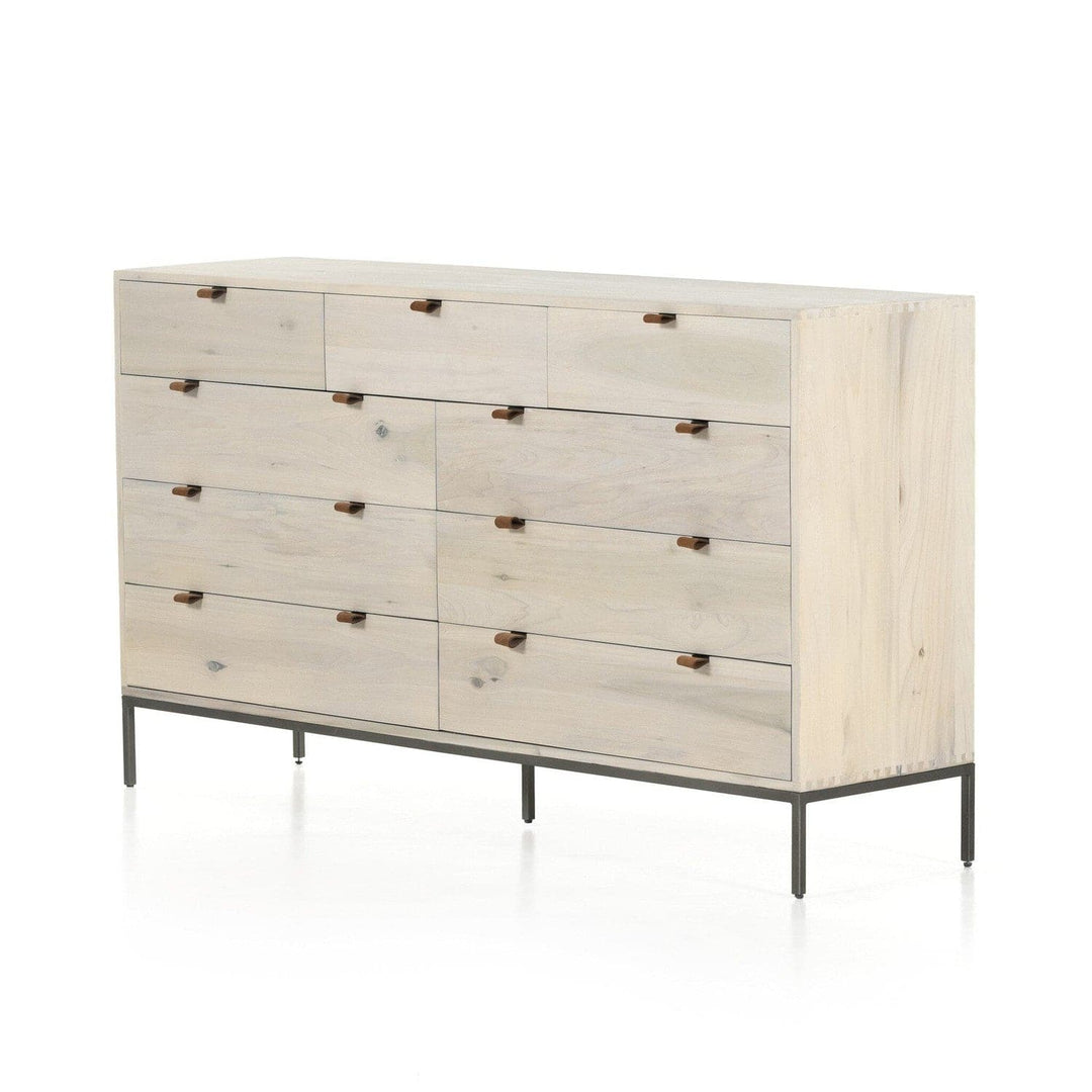 Troy 9 Drawer Dresser - Dove Poplar