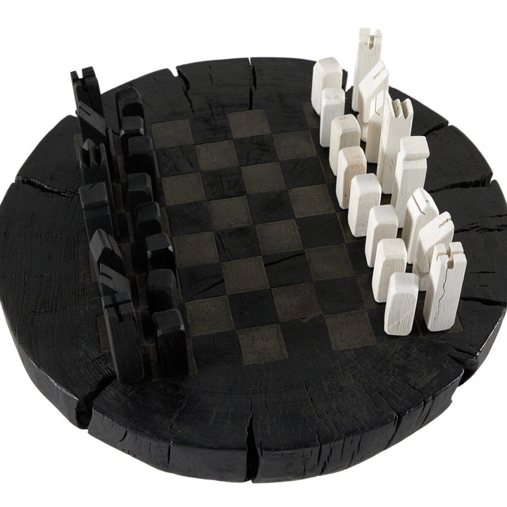 Contemporary Chess Set - Carbonized Black