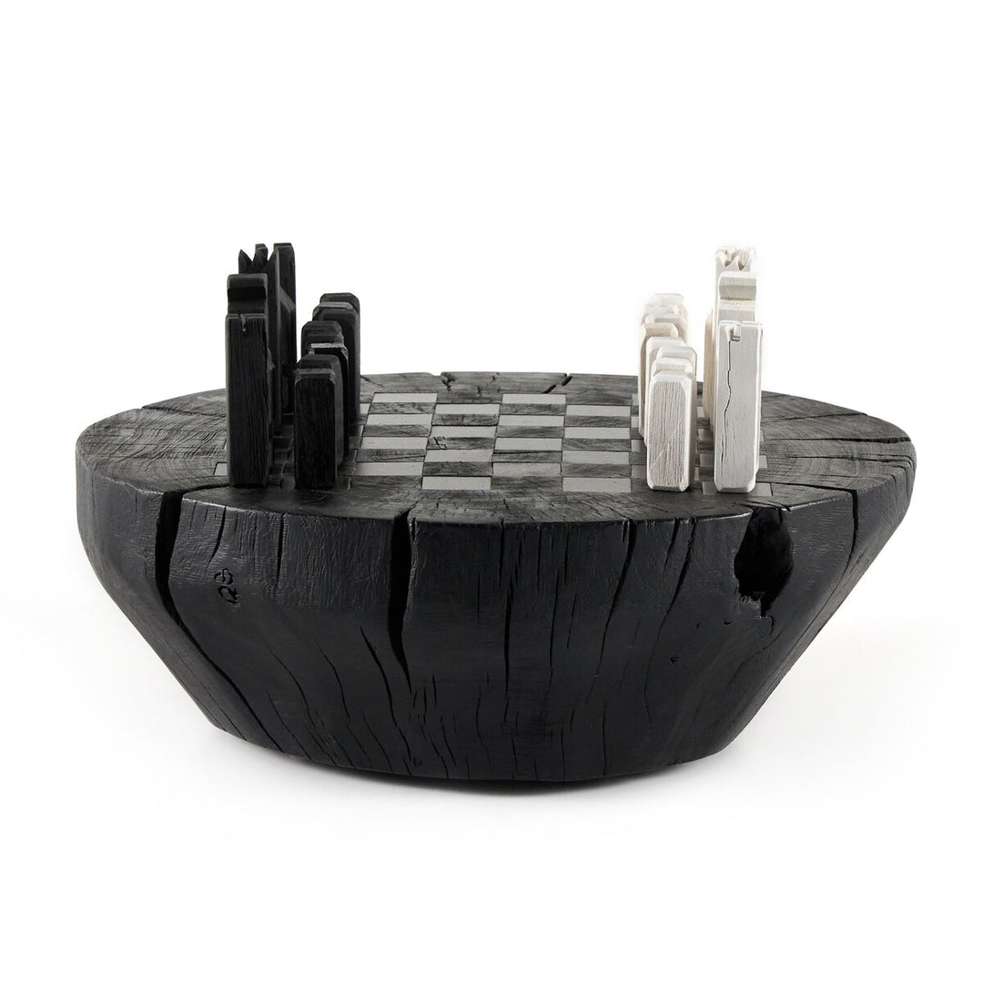 Contemporary Chess Set - Carbonized Black