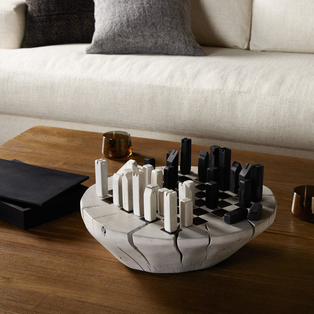 Contemporary Chess Set - Ivory