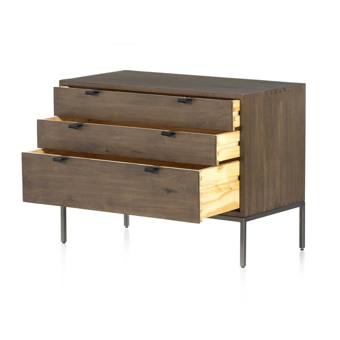 Troy Large Nightstand - Auburn Poplar