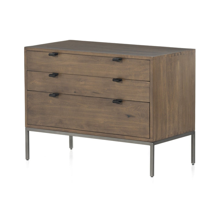 Troy Large Nightstand - Auburn Poplar