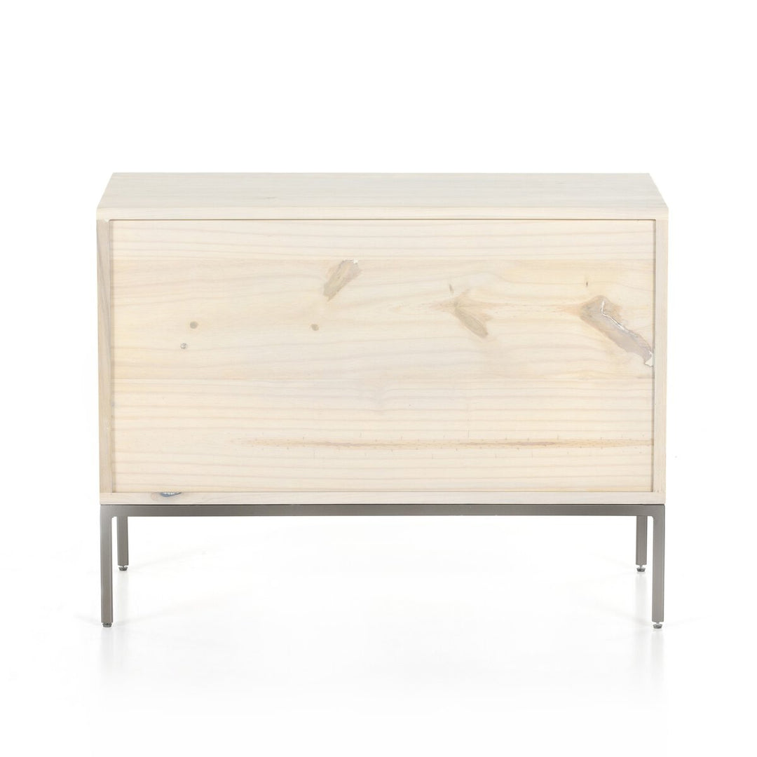 Troy Large Nightstand - Dove Poplar