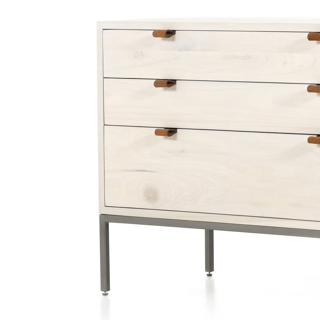 Troy Large Nightstand - Dove Poplar