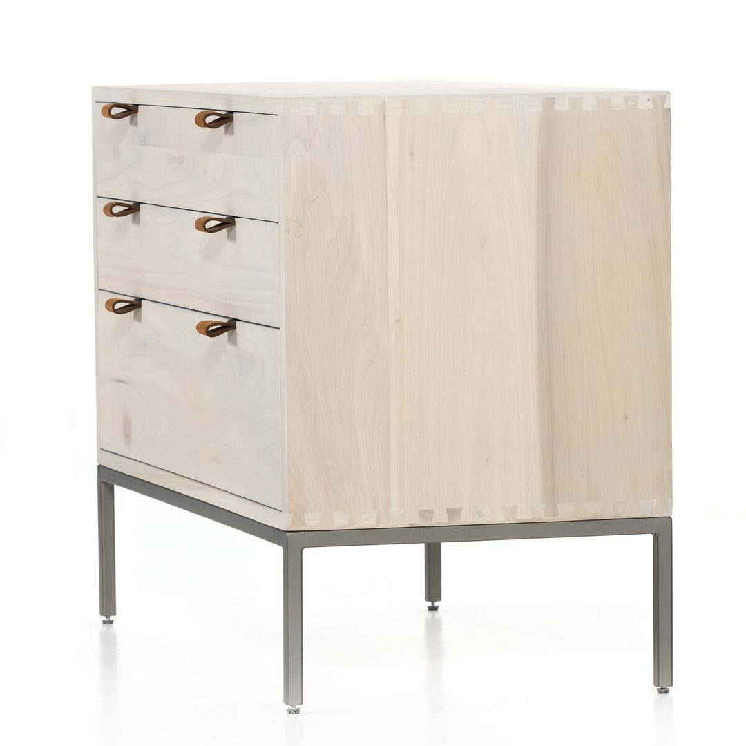 Troy Large Nightstand - Dove Poplar