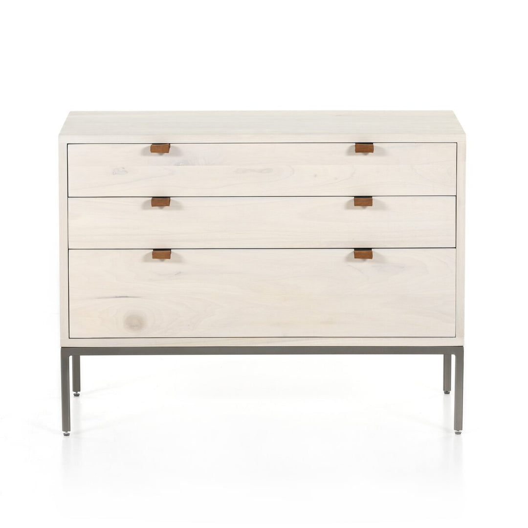 Troy Large Nightstand - Dove Poplar