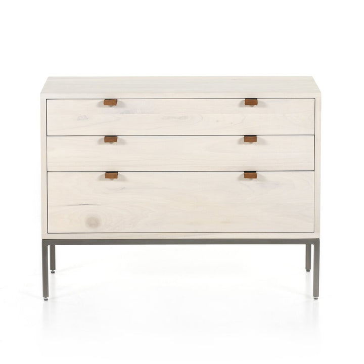 Troy Large Nightstand - Dove Poplar