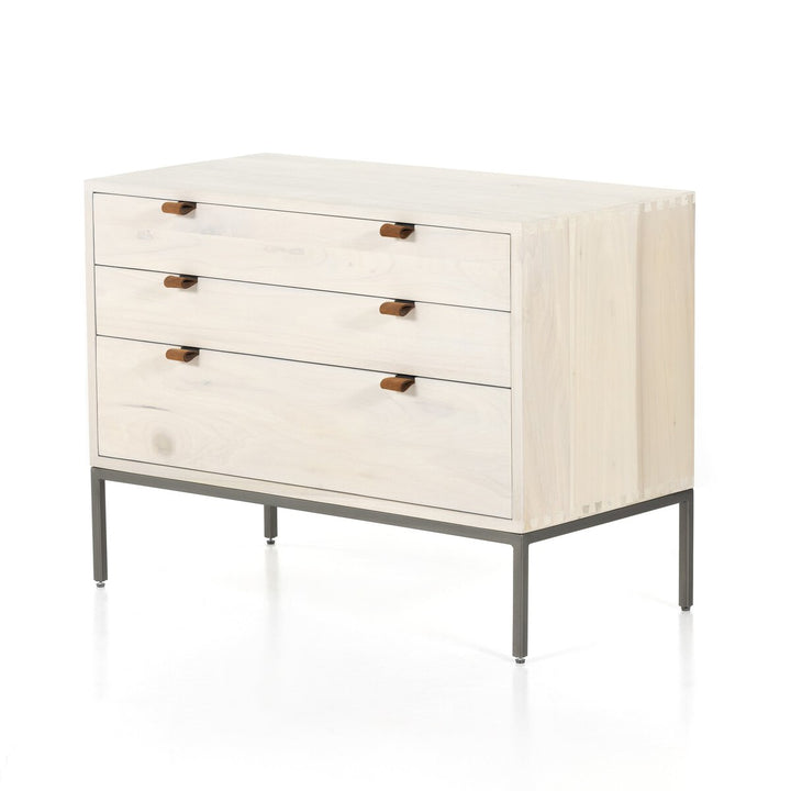 Troy Large Nightstand - Dove Poplar