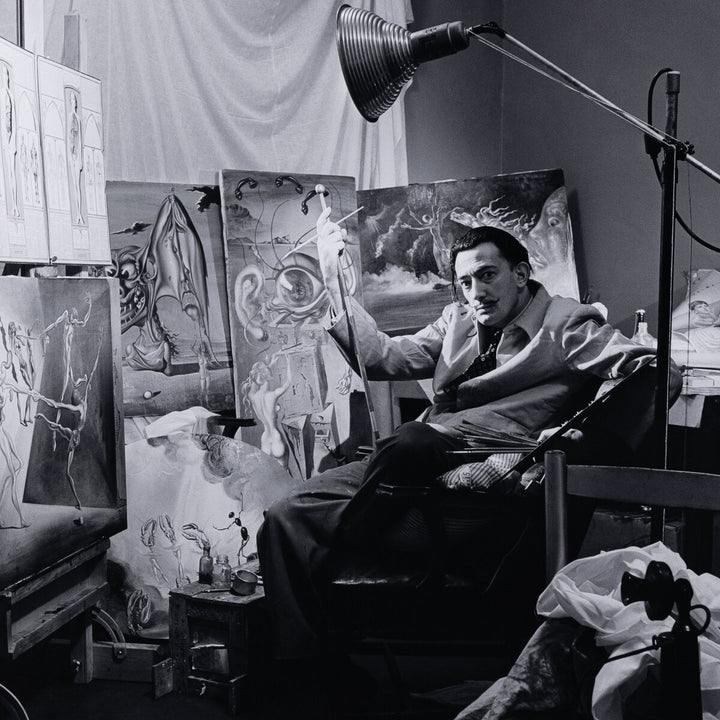 Salvador Dali In Studio I By Getty Images - 30X30"