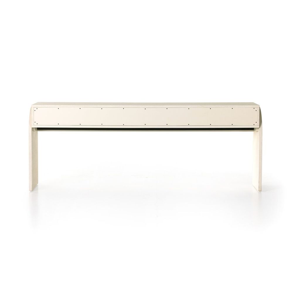 Portia Console Table - Ivory Painted Linen