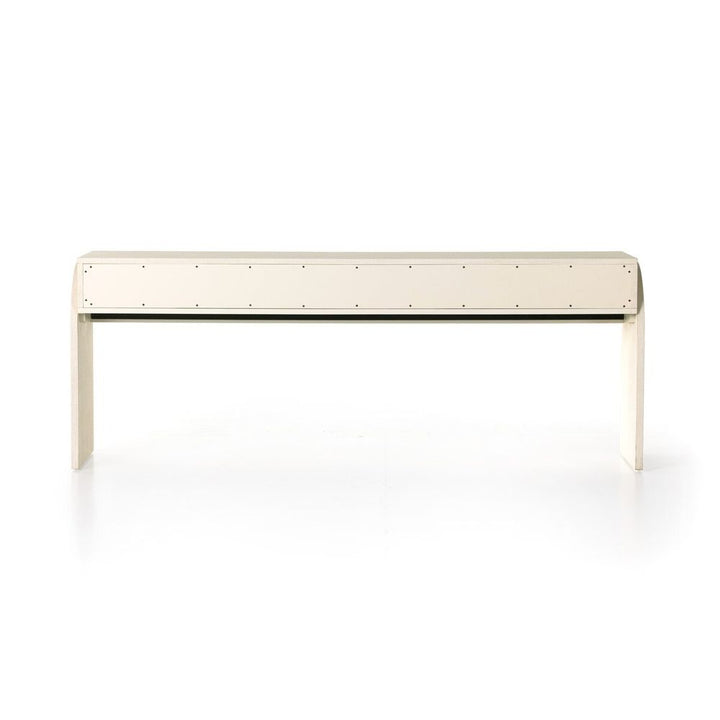 Portia Console Table - Ivory Painted Linen