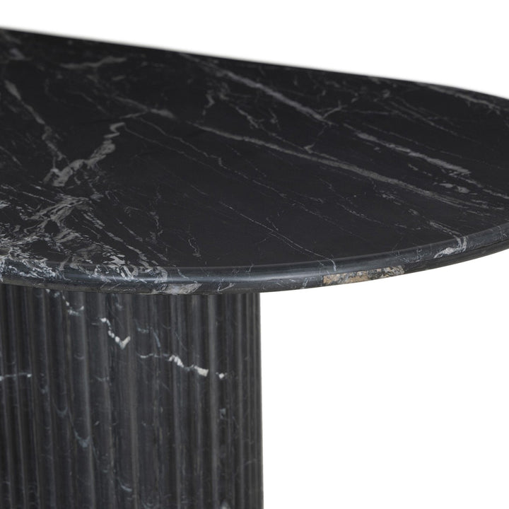 Marcell Dining Table - Black Marble