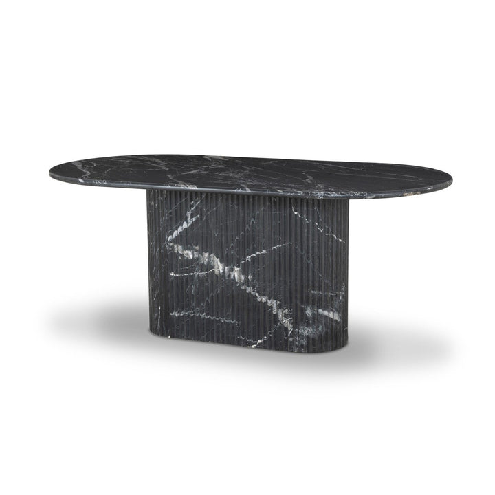 Marcell Dining Table - Black Marble