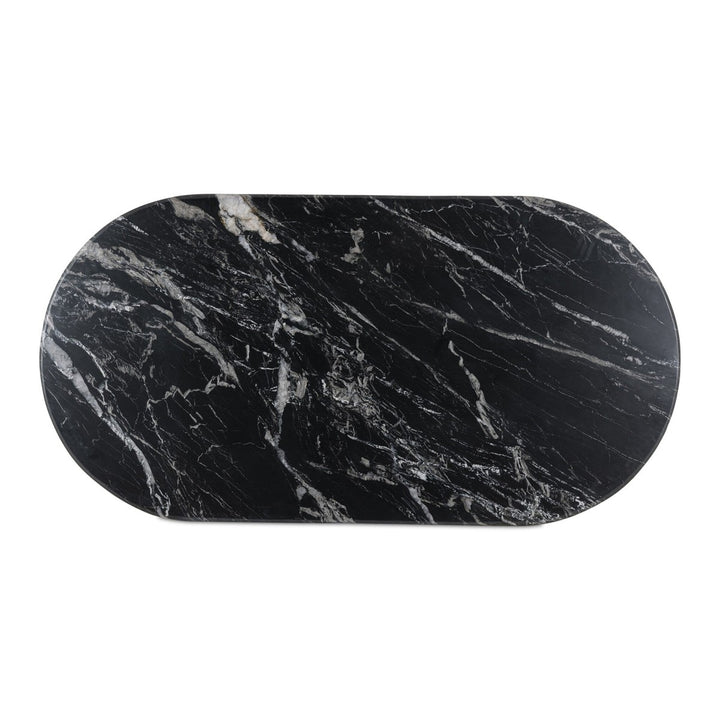 Marcell Dining Table - Black Marble