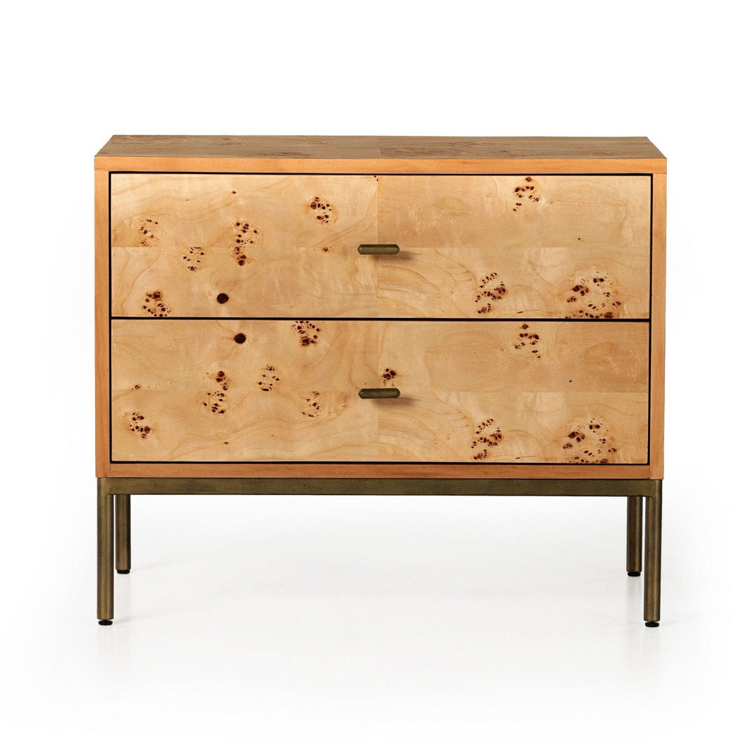 Maisie Nightstand - Amber Mappa Burl