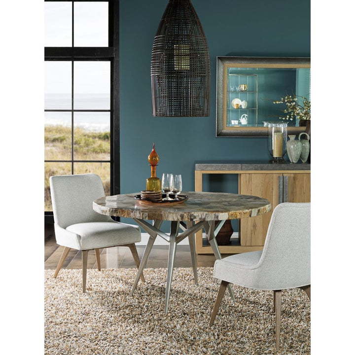 Dining Tables Caldera Round Dining Table - Light Golden Brown
